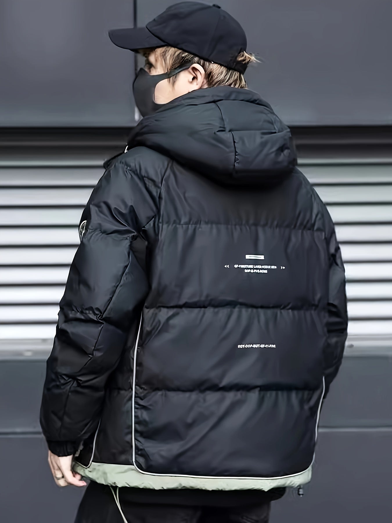 Winter Hooded Jacket Men's Hooded Jacket Winter Thickened Short Workwear Coat Warm Men's Clothing